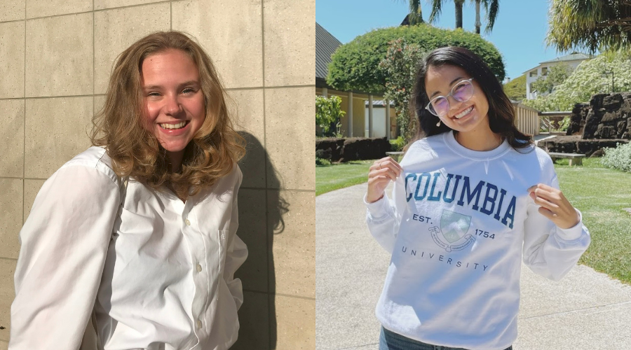 Amélie Lundskog '25GS and Taylor Moniz '25GS