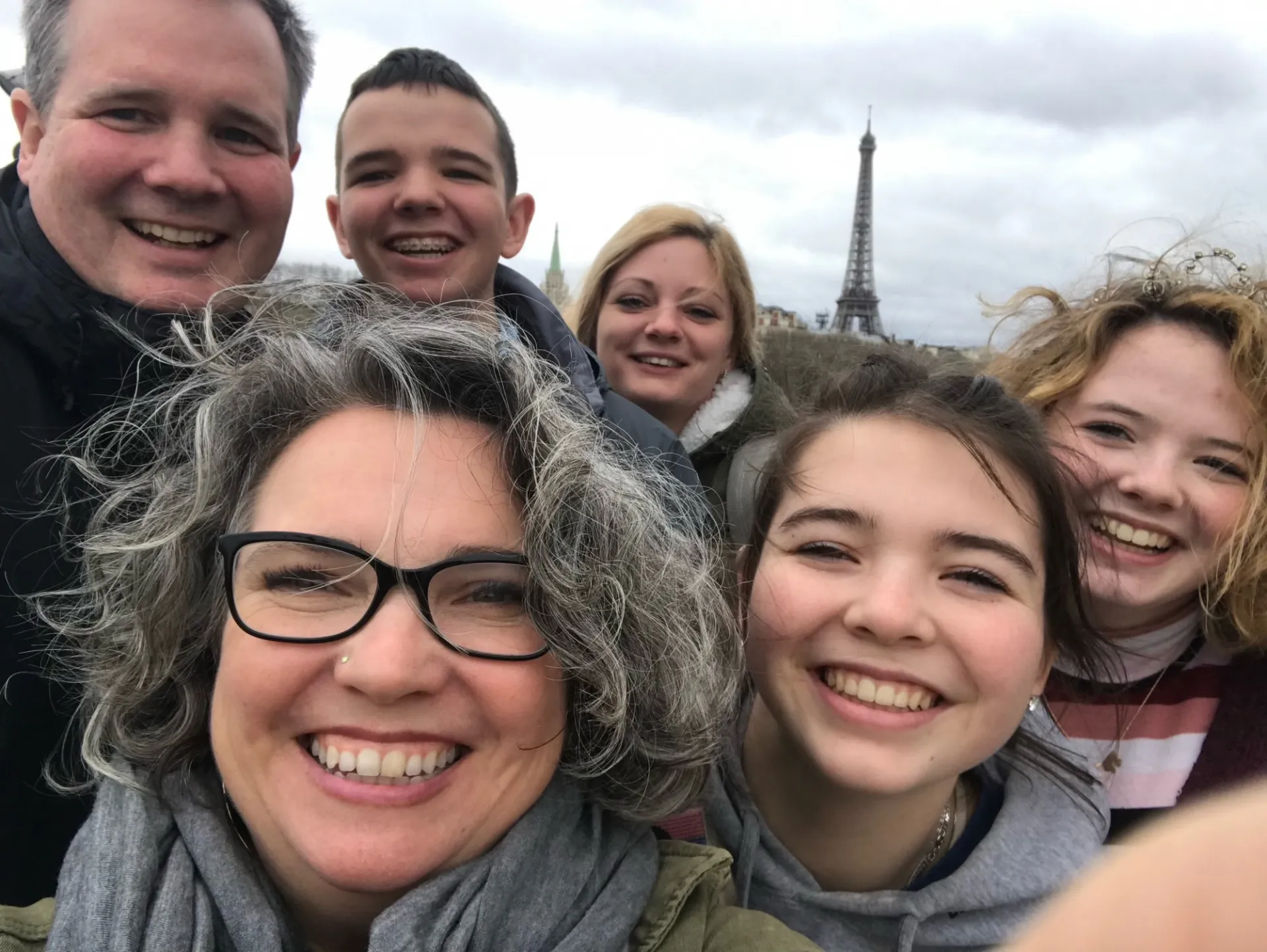 Quinn Houlahan with her family